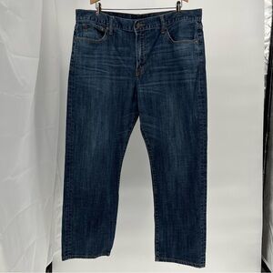Lucky Brand Mens Classic Straight Leg Size 40x30 Medium Wash Denim Blue